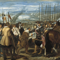 reproductie The surrender of Breda van Diego Velazquez